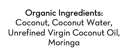 NUCO Organic Coconut Wraps, Moringa - Gluten Free, Low Carb, Vegan, 5 Ct | Paleo, Non-GMO, Dairy-free, Kosher, No Salt Added, Yeast-free