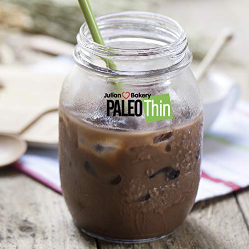 Julian Bakery Paleo Thin Protein Powder | Chocolate | Egg White | Soy Free | 22g Egg White Protein | 3 Net Carbs | 2.18 LBS | 30 Servings