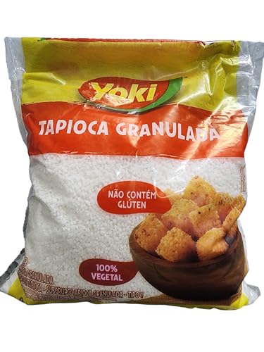 Yoki - Granulated Tapioca - 17.64 Oz (PACK OF 2) | Tapioca Granulada - 500g