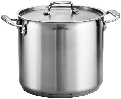 Tramontina Gourmet Stainless Steel 12-Quart Stock Pot with Lid