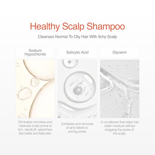 CLn® Shampoo - Clarifying Formula with Salicylic Acid, For Normal to Oily Scalp Prone to Folliculitis, Dandruff, Itchy & Flaky Scalp, Fragrance-Free & Paraben-Free, 8 fl. oz.