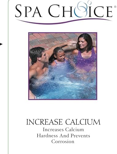 SpaChoice 1-Quart Premium Liquid Calcium Hardness Increaser Hot Tub | Rapidly Increases Calcium Hardness, Concentrated Calcium Chloride, 1 oz per 500 gallons raises hardness 10 ppm, Made in USA