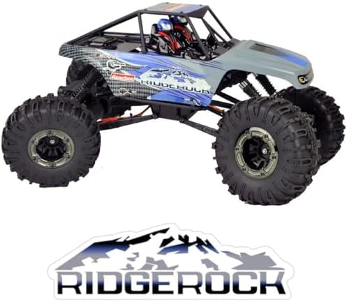 Redcat Racing Danchee Ridgerock 1/10 Scale 4WD Electric RC Rock Crawler – RC Truck RTR with 2.4GHz Radio, Dual Motors, 4-Wheel Steering