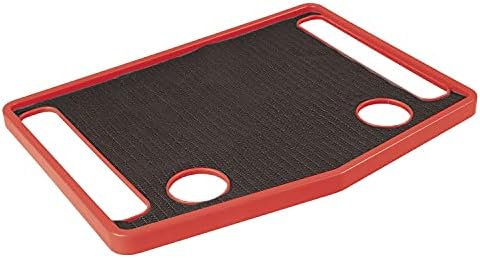 Support Plus Walker Tray Table - Mobility Table for Walker with Non-Slip Mat, Accessories, and Cup Holder (21"x16") - Gray