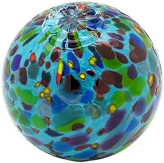 Totally Blown Glassworks Pond Float. Handmade Blown Glass, Garden Gazing Ball, Table Centerpiece