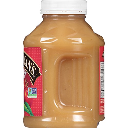Musselman's Unsweetened Apple Sauce - low calorie, gluten free snack, low sodium, kosher, fat-free, no cholesterol, no high fructuse corn syrup, from 100% fresh American Grown Apples. (48oz x 8)