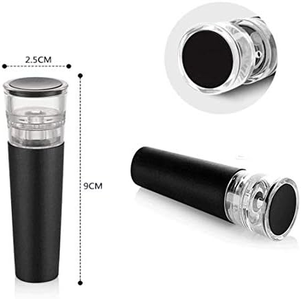 3 Pcs Wine Stopper Vacuum Pump Kits Silicone Wine Bottle Stopper With Built-in Vacuum Wine Saver Pump Keep Wine Fresh Sealing