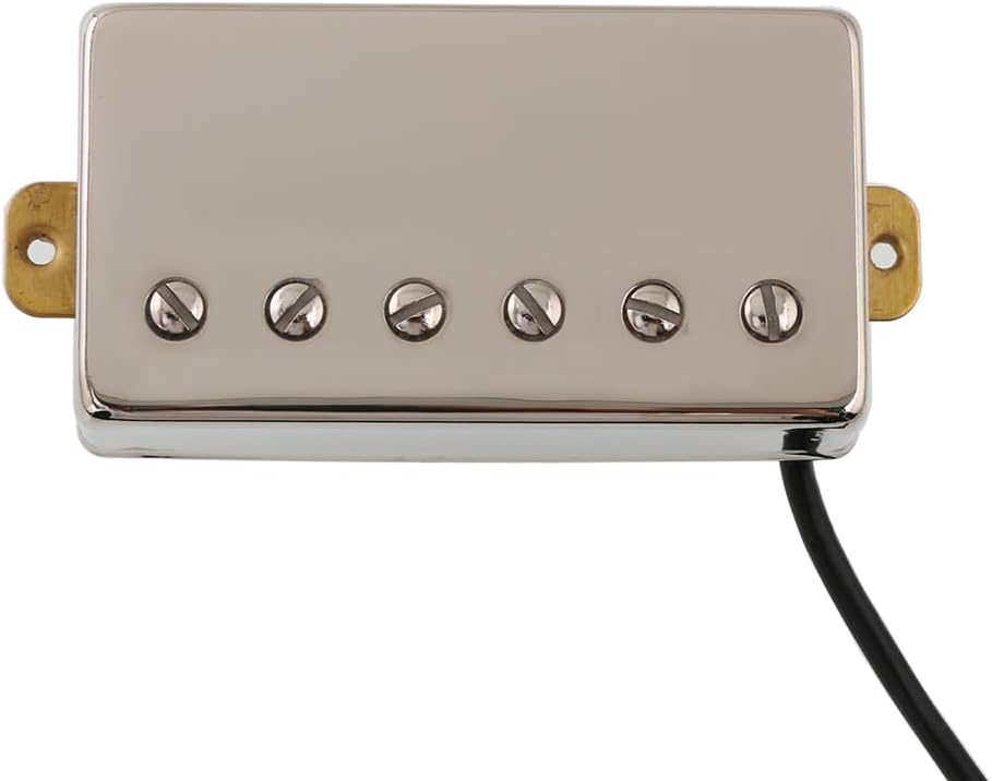 Alnico 2 Magnets Humbucker Pickup Set Vintage Output Four Conductor Wire for LP Les Paul Electric Guitar Chrome