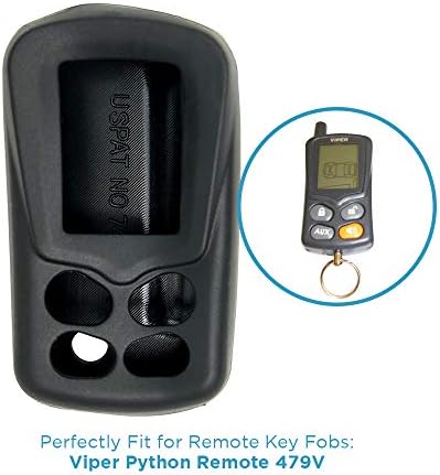 Replacement for New Silicone Cover Protective Cases for Viper Python Remote 479V - Black - (2 Pack)