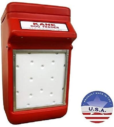 KDF Wall Mount Auto-Shut Dog Feeder, 25 lb Capacity, Bulk Pet Food Dispenser
