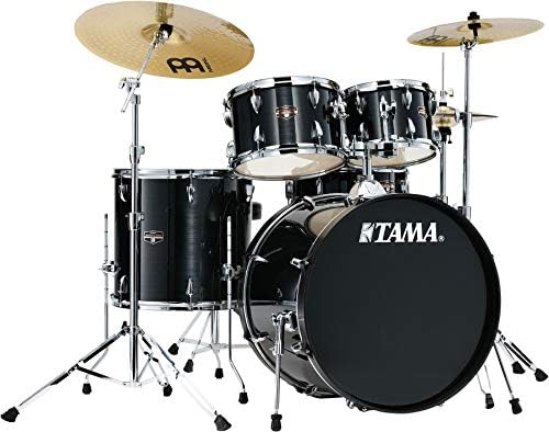 Tama Imperialstar Complete Drum Set - 5-Piece - 22 Inches Kick - Hairline Black | Inches Kick, Hairline Black