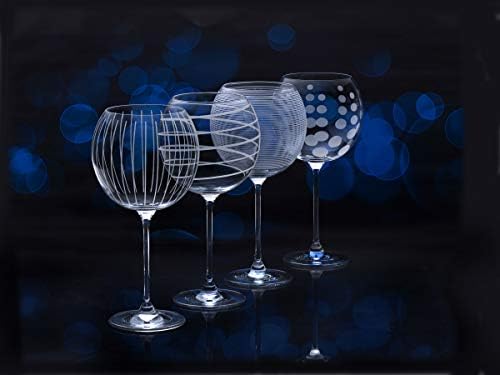 Mikasa Cheers Bordeaux Wine Glass, Set of 4, 24 Ounce, Clear