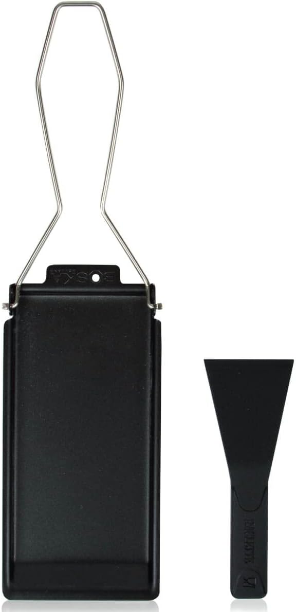 BOSKA Stainless Steel Cheese Barbeclette, Raclette Pan with Spatula | For Cooking, Baking, Grilling, Wedding Registry Items, Small Kitchen Appliances