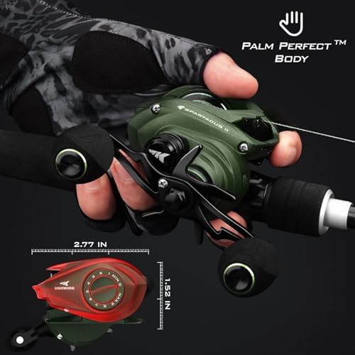 KastKing Spartacus II Baitcasting Fishing Reels with 7.2:1 Gear Ratio