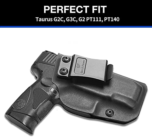 Taurus G2C & G3C Polymer IWB Holster Concealed Carry | Adj. Cant & Retention | Inside Waistband | Compatible with Taurus G3C/ G2C/ G2S/ PT111/ PT140