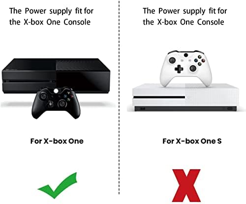 Power Supply Brick for Xbox One, Xbox Power Supply Brick Cord AC Adapter Power Supply Charger Replacement for X Box One