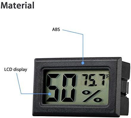 4-Pack Mini Indoor Temperature Humidity Meters Digital Gauge