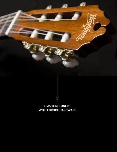 Washburn Classical C5CE Cutaway , Acoustic Electric Guitar | Nylon strings; Spruce top; Classical body; Onboard electronics