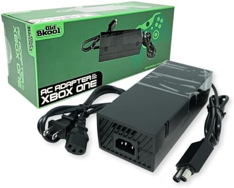 Old Skool Ac Adapter Power Supply Cord Compatible with Xbox One | For Xbox One, Power Supply