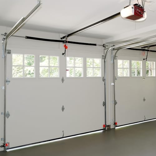 Prime-Line GD 52197 Bottom Lifting Brackets, Fits 7/16 In. Diameter Garage Door Roller Stems (1 Set) | Without Fasteners, Pack of 2, White