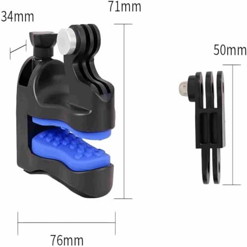 Chin Mount Motorcycle Helmet for HJC CS-R3 2019–2026 | Adjustable Without Tools, 270° Bidirectional Rotation, Anti-slip Textured Silicone Pad.