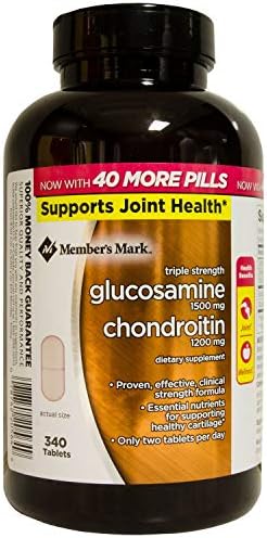 Members Mark Triple Strength Glucosamine Chondroitin (340 Count) (2 Pack)