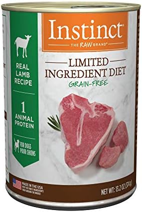 Instinct Limited Ingredient Diet, Wet Canned Dog Food, Grain Free - Real Turkey, 13.2 oz. Cans (Pack of 6) | Single animal protein and vegetable recipe, delicious loaf texture, real turkey entree, gentle on sensitive stomachs