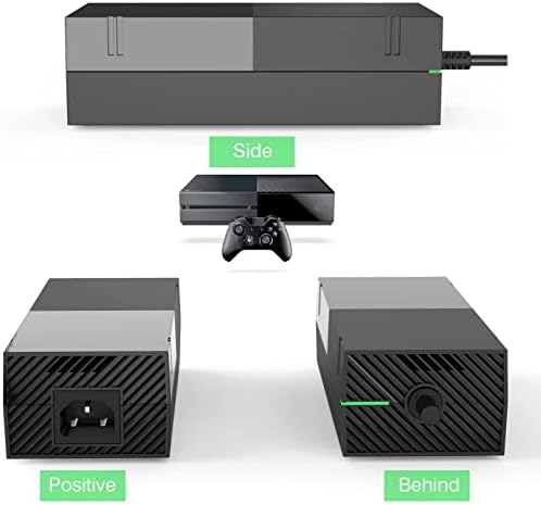 Power Supply Brick for Xbox One, Xbox Power Supply Brick Cord AC Adapter Power Supply Charger Replacement for X Box One