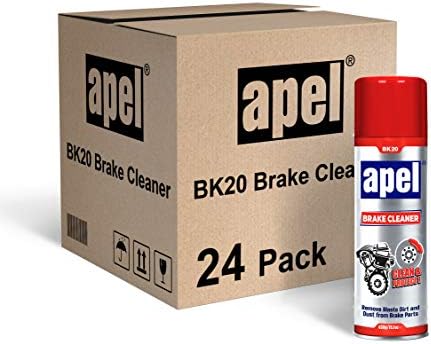 Mitreapel Brake Cleaner (24 x 15.1 fl oz) Non-Chlorinated Brake Parts Cleaner for Disc, Pads, Calipers, Springs, Rotors and Clutch (Pack of 24)