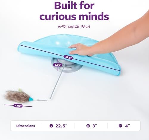 SmartyKat Electronic Motion/Moving Toys for Cats & Kittens, Battery Powered, Mimics Motion of Real Prey, Fun & Interactive Play - Multiple Styles