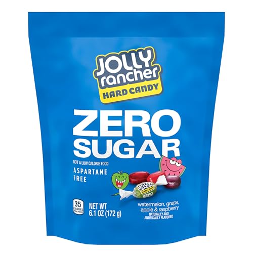 JOLLY RANCHER Zero Sugar Assorted Fruit Hard Candy Bulk Bag, 6.1 oz