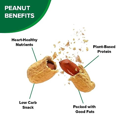 Hampton Farms - USA Grown All-Natural - Fancy Roasted In-Shell Unsalted Peanuts - 5 lb. Bag