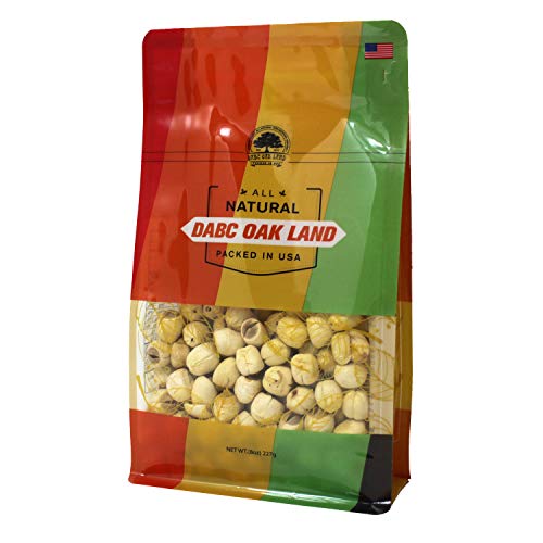 DOL Natural Dried Lotus Seeds Packed In USA 莲子干 8 Ounce, 100% Natural, Dried White Lotus Seeds Lian ZI, Rich In Methionine for Health