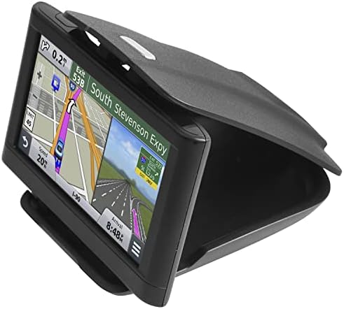 GPS Dash Mount [Matte Black Dock] for Garmin Nuvi Drive Dezl, Tomtom | 2-In-1 GPS Holder for Car