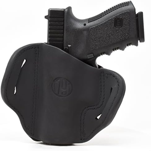 1791 Gunleather OWB Holster, Fits Glock 19, 26, 27, Shield Plus, VP40, XDS | Right-handed leather gun holster also fits Glock 17, 23, 19X, Sig P365 XMacro, Taurus G3C, Ruger Max 9, S&W Equalizer