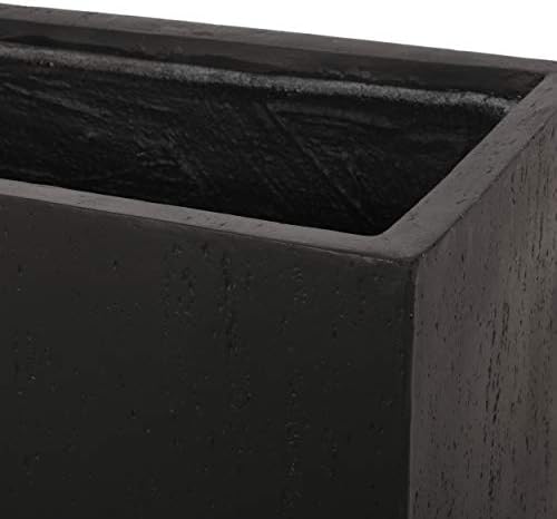 Christopher Knight Home Vanessa Outdoor Modern Large Cast Stone Rectangular Planter, White