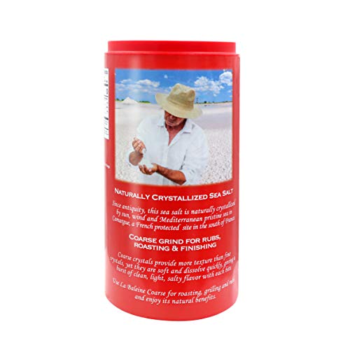 La Baleine Fine Sea Salt, Mediterranean Sea Salt, Shaker Bottle, Product of France, 4.4 Oz
