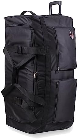 36" Rolling Duffle Bag Travel Wheeled Luggage Suitcase