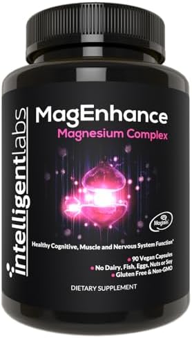 MagEnhance Magnesium Complex, Magtein® L-Threonate, Glycinate for Sleep | Magtein® L-Threonate, Glycinate & Taurate for Sleep, Brain Health