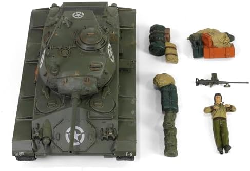 Forces of Valor 1:32 US M24 Chaffee March 1945 Comp. D. Stand Model, Model Building, Diorama Model, Military Model Building, Die-Cast Model
