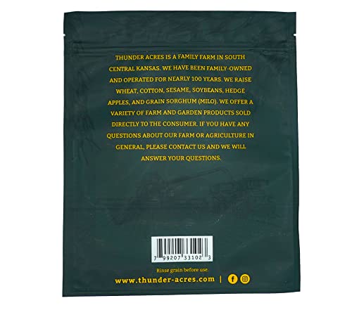 Thunder Acres Wheat Seed, Glysophate Free, Non GMO, Wheatgrass, Hard Red Winter Wheat Berries (10 lbs.)