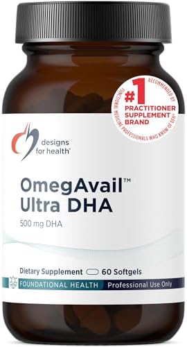 Designs for Health OmegAvail Ultra DHA - Highly Concentrated DHA Triglyceride Fish Oil