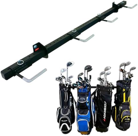 StoreYourBoard BLAT 4 Golf Bag Wall Mount | Home & Garage Storage Hooks | Golf Bag Holder | Heavy-Duty Wall Mount Organizer for Golf Bags & Accessories