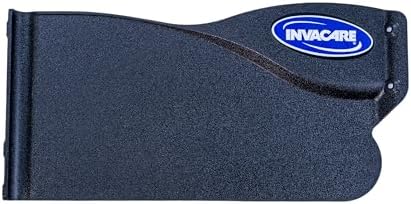 AlveyTech Desk Length Clothing Guard for Invacare Tracer & 9000 Series Wheelchairs (Right) - Replacement Black 11-1/2" x 5" Wheelchair Under Armrest Guard, Side Specific (1110285)