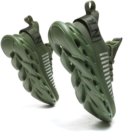 GSLMOLN Men's Slip on Breathable Walking Shoes Ultra Lightweight Casual Sport Gym Fashion Sneakers