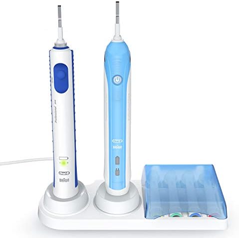 Toothbrush Holder Holder Compatible with Oral-B Electric toothbrushes handpiece, Stand for 4-Push-on Brushes
