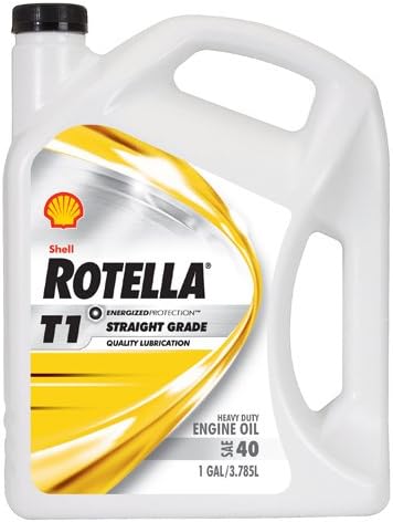Rotella T1 40 CF/CF-2 Motor Diesel Oil, 5 Gallon - Pack of 1