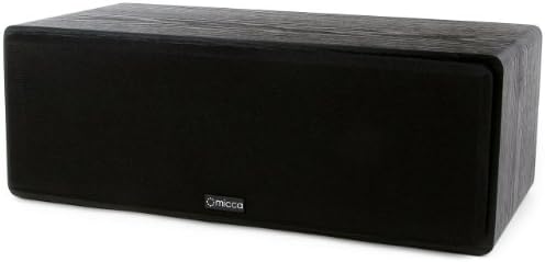 Micca MB42X Advanced 2-Way Passive Bookshelf Speakers, Stereo Pair, Black | Amplifier Required, 4-Inch Carbon-Fiber Woofer, 0.75-Inch Silk-Dome Tweeter, Desktop, Home Theater, Surround Sound