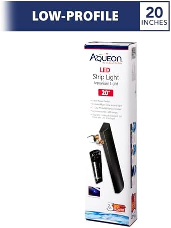 Aqueon LED Fish Tank Aquarium Strip Light Fixture, 24 Inch