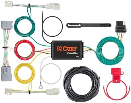 CURT 56353 Vehicle-Side Custom 4-Pin Trailer Wiring Harness for Select Toyota Prius
